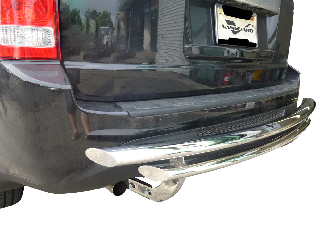 Vanguard Stainless Steel Rear Guards Rear Bumper Guards Bumper Guard for 2009-2015 honda pilot nan