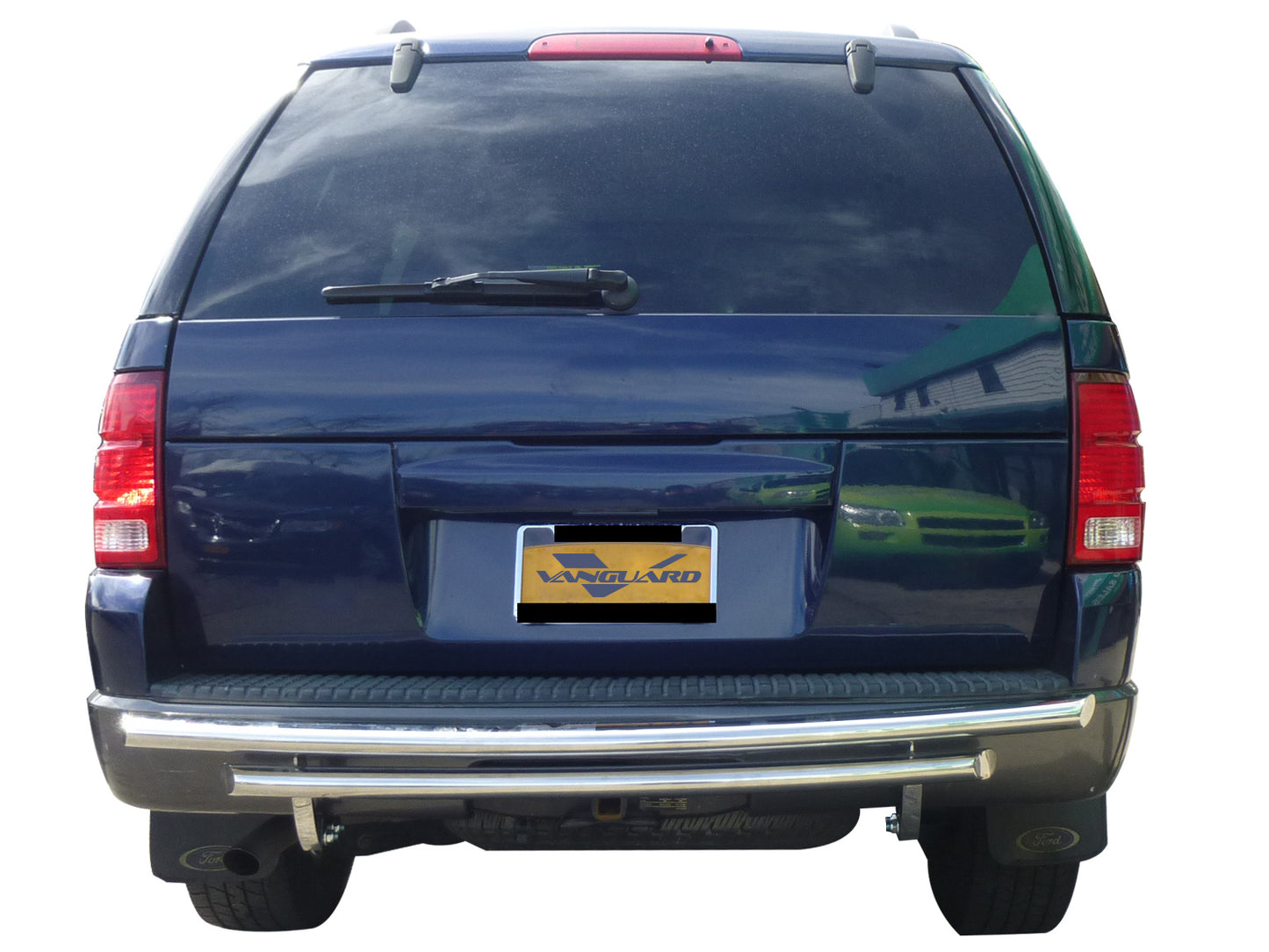 Vanguard Stainless Steel Rear Guards Rear Bumper Guards Bumper Guard for 2002-2010 ford explorer nan