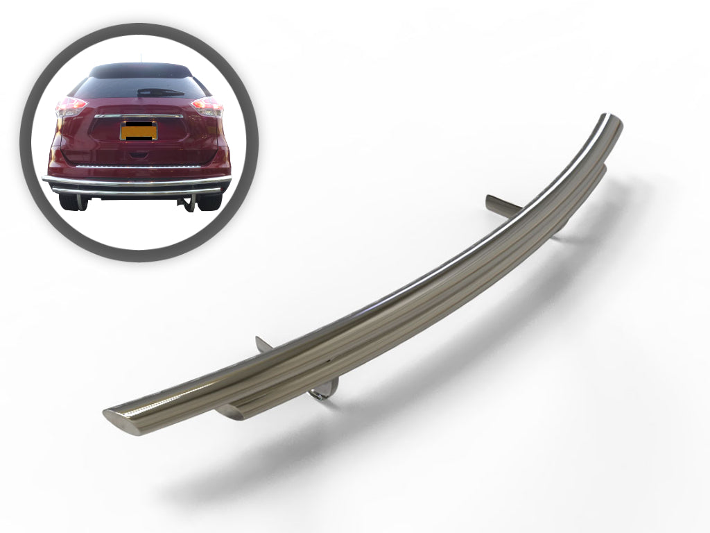 Vanguard Stainless Steel Rear Guards Rear Bumper Guards Bumper Guard for 2008-2020 nissan rogue nan