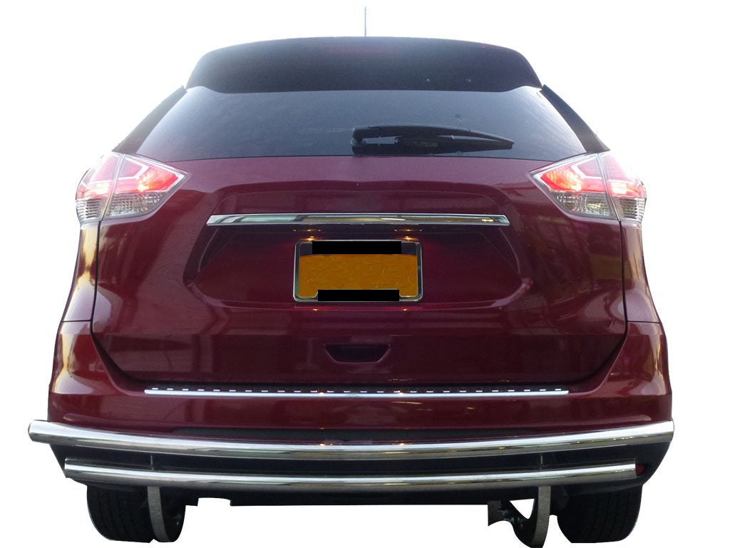 Vanguard Stainless Steel Rear Guards Rear Bumper Guards Bumper Guard for 2008-2020 nissan rogue nan