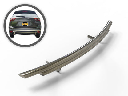 Vanguard Stainless Steel Rear Guards Rear Bumper Guards Bumper Guard for 2013-2024 mazda cx-5 nan