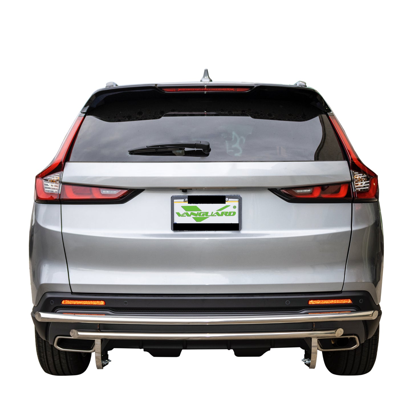 Vanguard Stainless Steel Rear Guards Rear Bumper Guards Bumper Guard for 2017-2024 honda cr-v nan