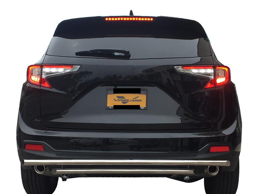 Vanguard Stainless Steel Rear Guards Rear Bumper Guards Bumper Guard for 2019-2024 acura rdx nan