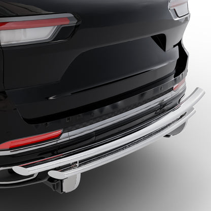 Vanguard Stainless Steel Rear Guards Rear Bumper Guards Bumper Guard for 2022-2024 jeep grand cherokee