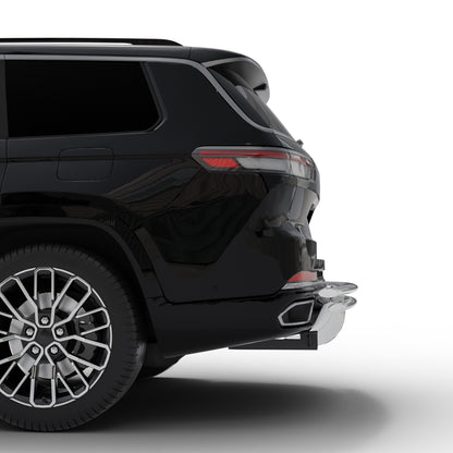 Vanguard Stainless Steel Rear Guards Rear Bumper Guards Bumper Guard for 2022-2024 jeep grand cherokee