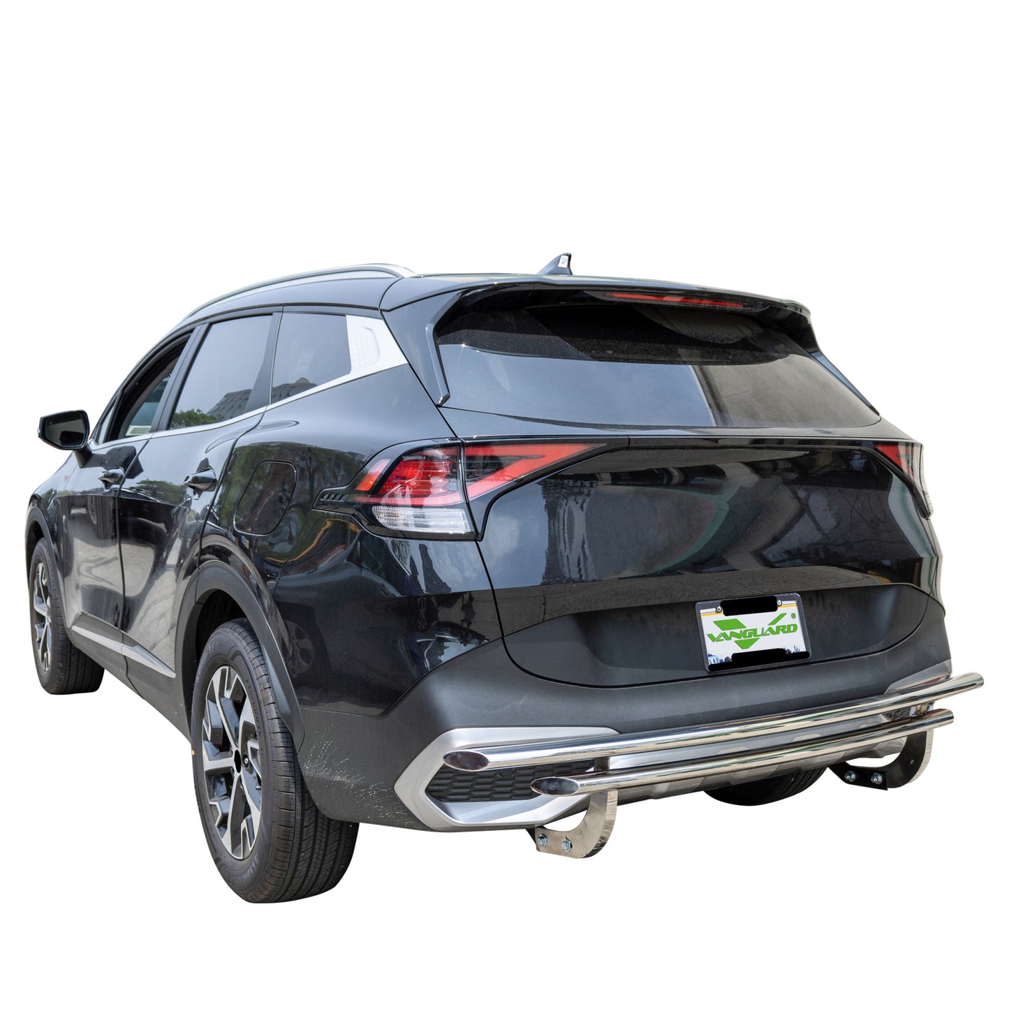 Vanguard Stainless Steel Rear Guards Rear Bumper Guards Bumper Guard for 2023-2025 kia sportage
