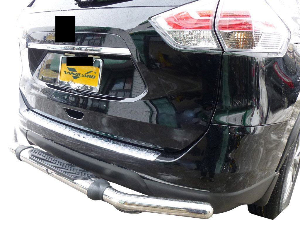 Vanguard Stainless Steel Rear Guards Rear Bumper Guards Bumper Guard for 2014-2015 nissan rogue select nan