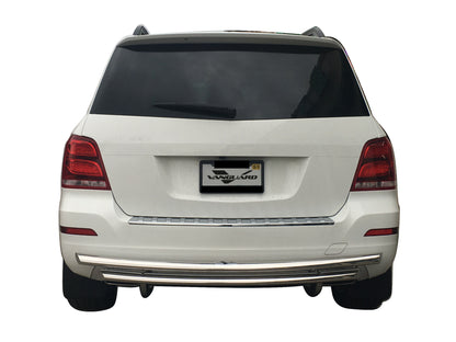 Vanguard Stainless Steel Rear Guards Rear Bumper Guards Bumper Guard for 2010-2013 mercedes-benz glk350 nan