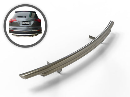 Vanguard Stainless Steel Rear Guards Rear Bumper Guards Bumper Guard for 2007-2013 acura mdx nan