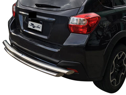 Vanguard Stainless Steel Rear Guards Rear Bumper Guards Bumper Guard for 2019-2024 hyundai santa fe