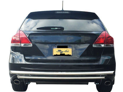 Vanguard Stainless Steel Rear Guards Rear Bumper Guards Bumper Guard for 2011-2013 infiniti qx56 nan