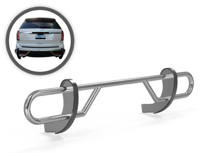 Vanguard Stainless Steel Rear Guards Rear Bumper Guards Bumper Guard for 2011-2019 ford explorer nan
