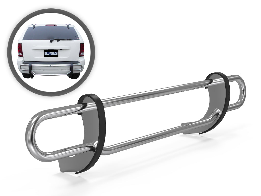 Vanguard Stainless Steel Rear Guards Rear Bumper Guards Bumper Guard for 2006-2010 jeep commander nan