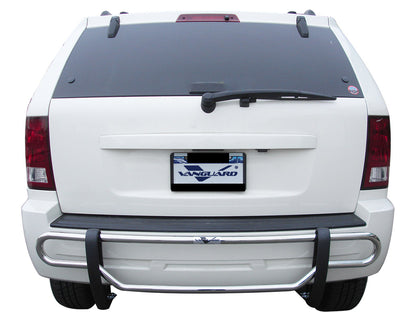 Vanguard Stainless Steel Rear Guards Rear Bumper Guards Bumper Guard for 2005-2010 jeep grand cherokee nan