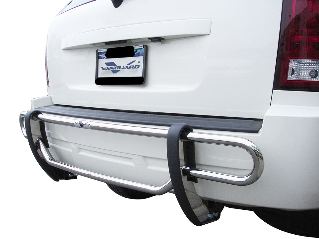 Vanguard Stainless Steel Rear Guards Rear Bumper Guards Bumper Guard for 2005-2010 jeep grand cherokee nan