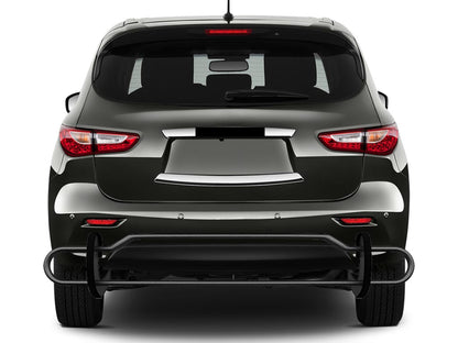 Vanguard Black Powdercoat Rear Guards Rear Bumper Guards Bumper Guard for 2013-2013 infiniti jx35 nan