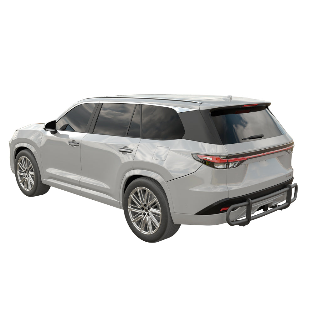 Vanguard Black Powdercoat Rear Guards Rear Bumper Guards Bumper Guard for 2024-2025 lexus tx350