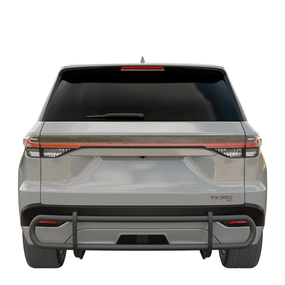 Vanguard Black Powdercoat Rear Guards Rear Bumper Guards Bumper Guard for 2024-2025 toyota grand highlander