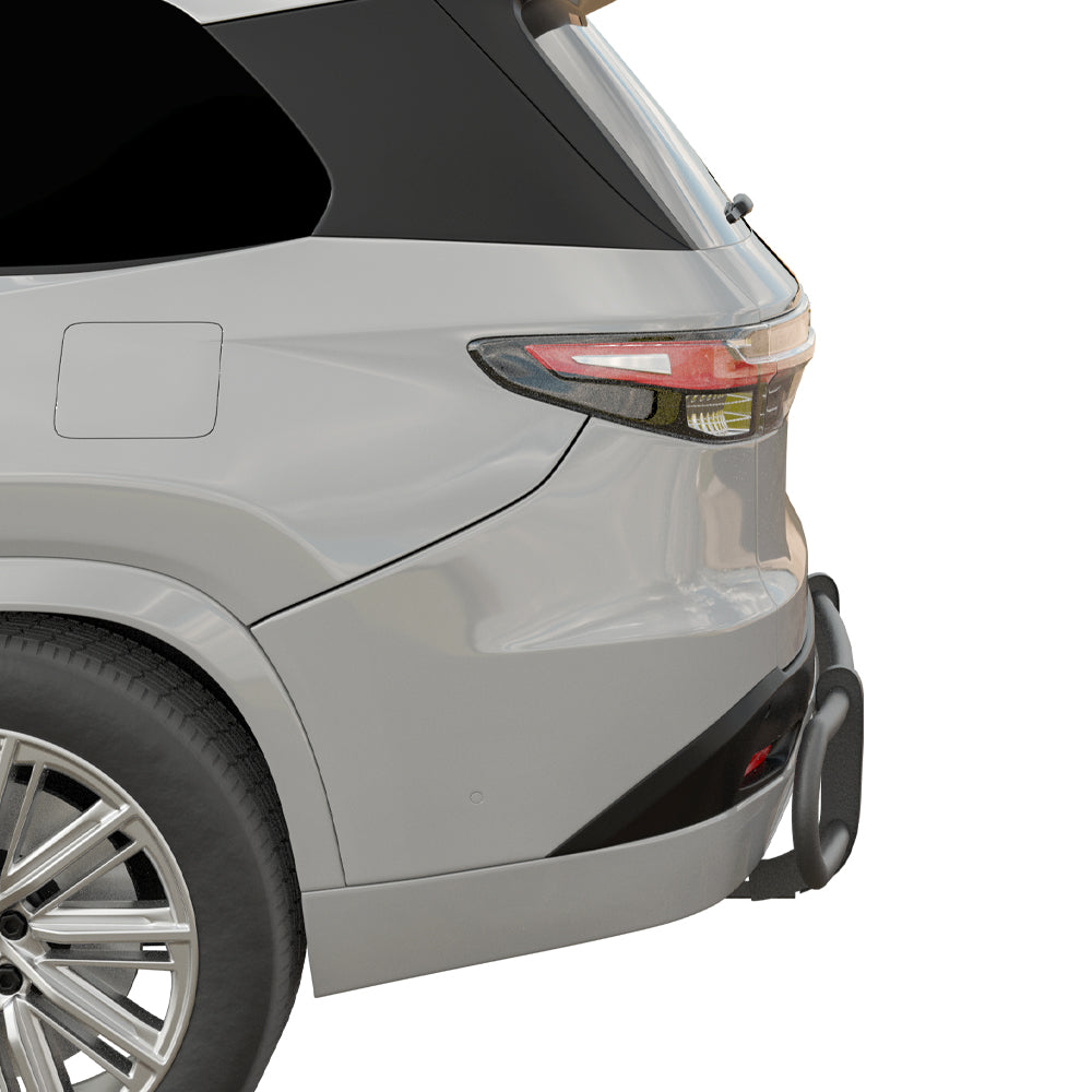 Vanguard Black Powdercoat Rear Guards Rear Bumper Guards Bumper Guard for 2024-2025 toyota grand highlander