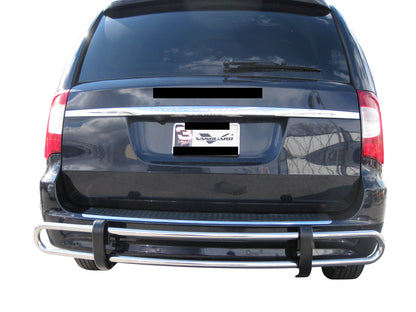 Vanguard Stainless Steel Rear Guards Rear Bumper Guards Bumper Guard for 2009-2014 volkswagen routan nan
