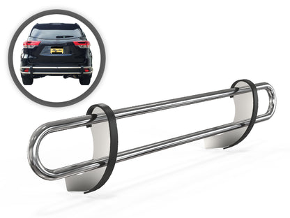 Vanguard Stainless Steel Rear Guards Rear Bumper Guards Bumper Guard for 2001-2018 toyota highlander nan