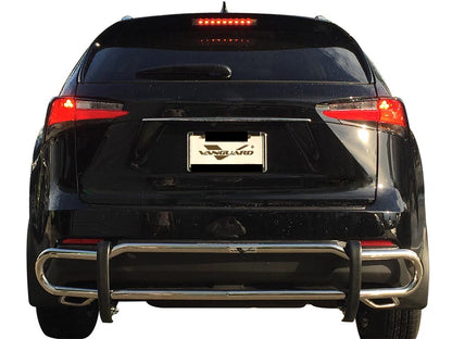 Vanguard Stainless Steel Rear Guards Rear Bumper Guards Bumper Guard for 2015-2017 lexus nx200t nan
