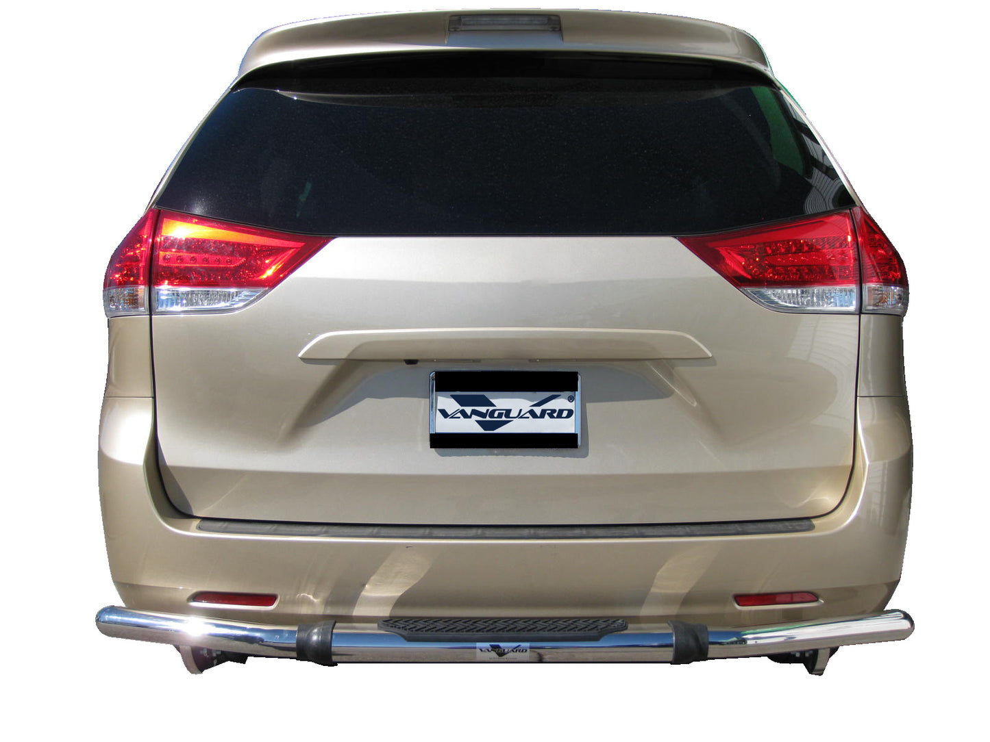 Vanguard Stainless Steel Rear Guards Rear Bumper Guards Bumper Guard for 2011-2013 infiniti qx56 nan