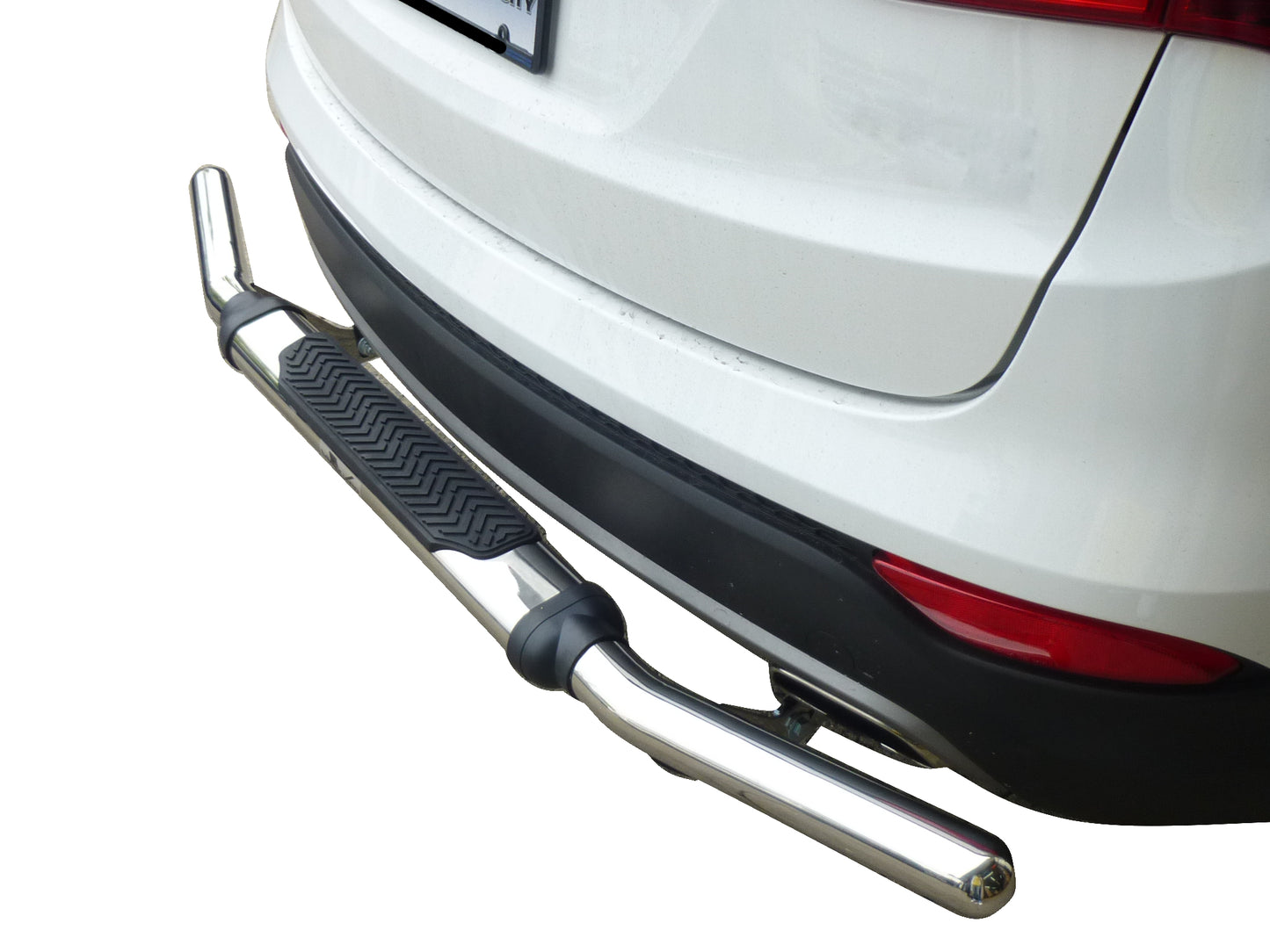 Vanguard Stainless Steel Rear Guards Rear Bumper Guards Bumper Guard for 2013-2018 hyundai santa fe nan