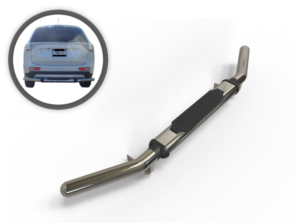 Vanguard Stainless Steel Rear Guards Rear Bumper Guards Bumper Guard for 2007-2014 mazda cx-9