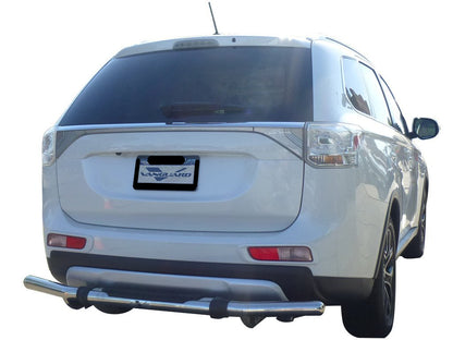 Vanguard Stainless Steel Rear Guards Rear Bumper Guards Bumper Guard for 2007-2014 mazda cx-9