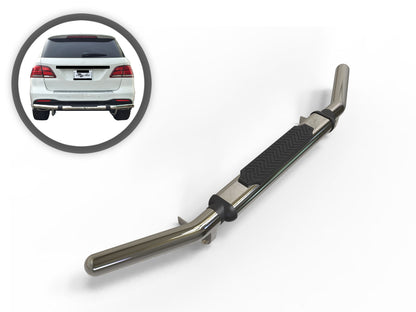Vanguard Stainless Steel Rear Guards Rear Bumper Guards Bumper Guard for 2012-2015 mercedes-benz ml350 nan