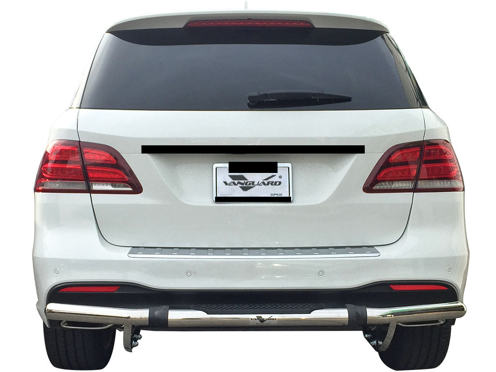 Vanguard Stainless Steel Rear Guards Rear Bumper Guards Bumper Guard for 2012-2015 mercedes-benz ml63 amg nan