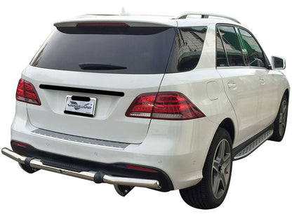 Vanguard Stainless Steel Rear Guards Rear Bumper Guards Bumper Guard for 2012-2015 mercedes-benz ml63 amg nan