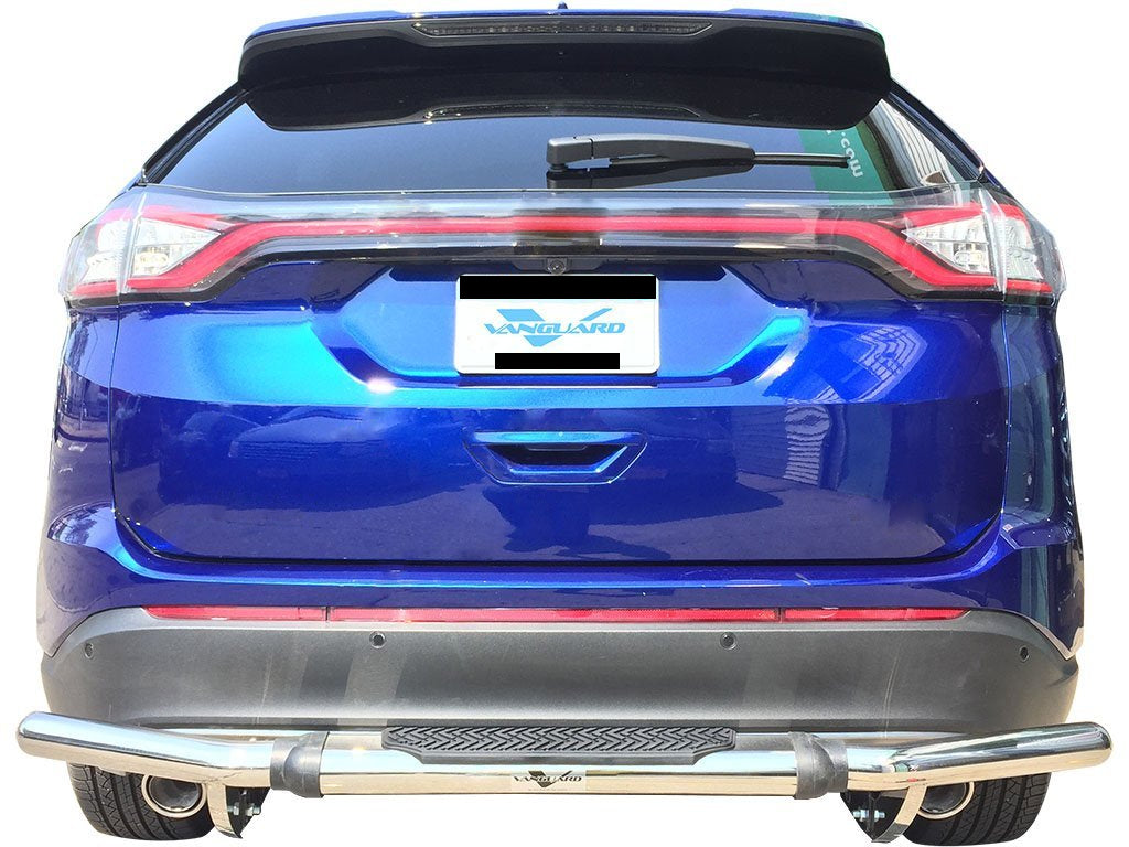 Vanguard Stainless Steel Rear Guards Rear Bumper Guards Bumper Guard for 2019-2024 subaru ascent