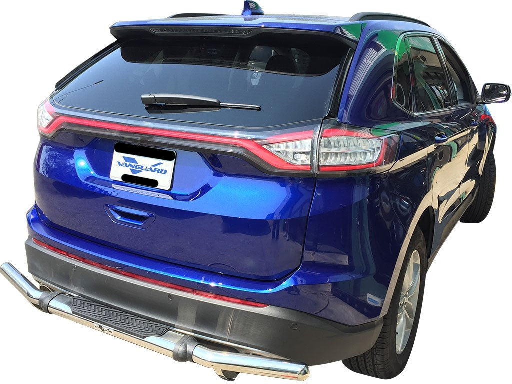 Vanguard Stainless Steel Rear Guards Rear Bumper Guards Bumper Guard for 2020-2024 ford explorer