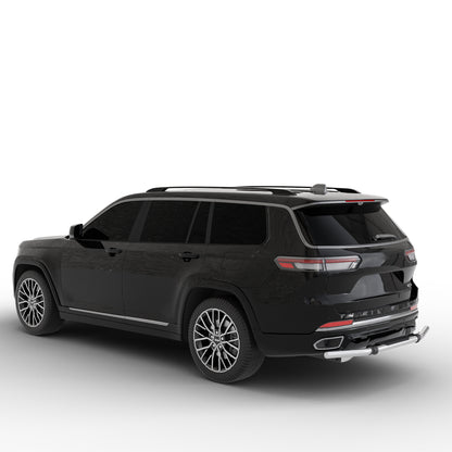Vanguard Stainless Steel Rear Guards Rear Bumper Guards Bumper Guard for 2022-2024 jeep grand cherokee