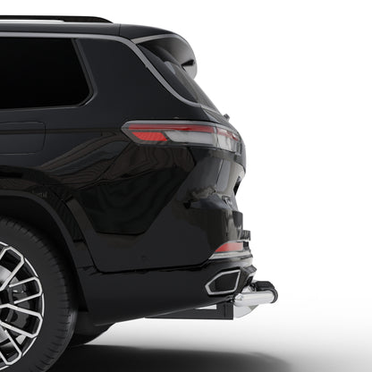 Vanguard Stainless Steel Rear Guards Rear Bumper Guards Bumper Guard for 2021-2024 jeep grand cherokee l