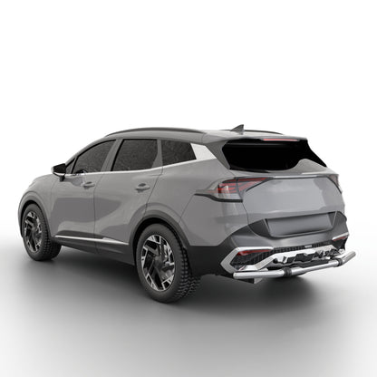 Vanguard Stainless Steel Rear Guards Rear Bumper Guards Bumper Guard for 2023-2025 kia sportage