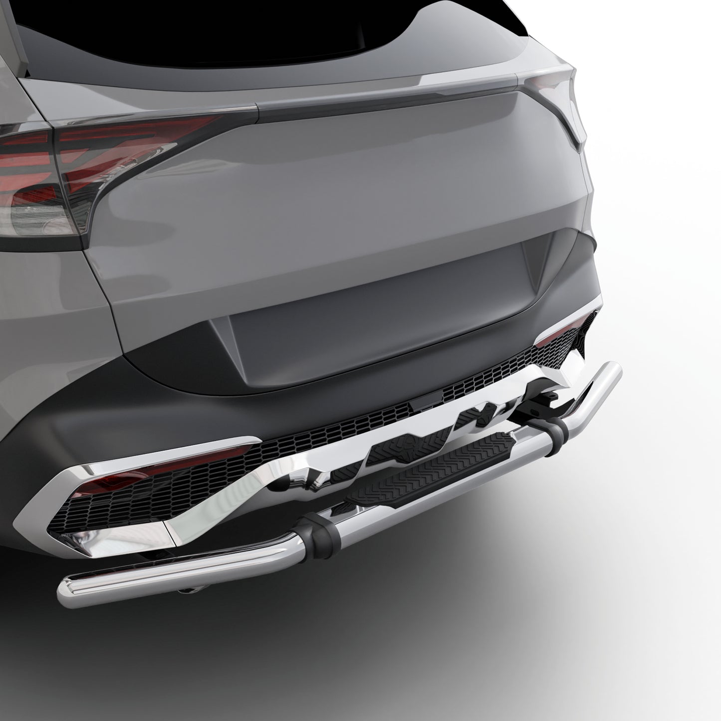 Vanguard Stainless Steel Rear Guards Rear Bumper Guards Bumper Guard for 2023-2025 kia sportage