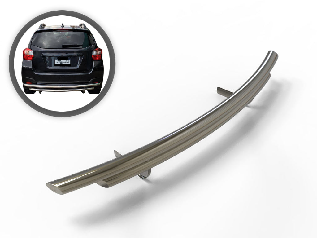 Vanguard Stainless Steel Rear Guards Rear Bumper Guards Bumper Guard for 2014-2018 subaru outback nan