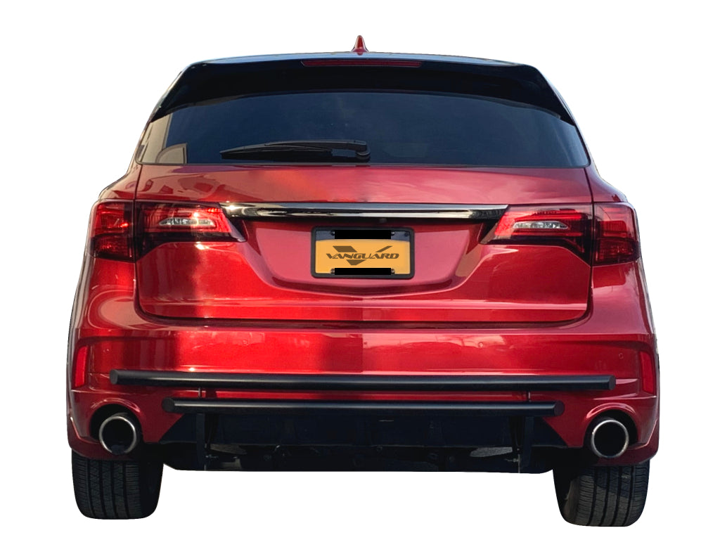Vanguard Black Powdercoat Rear Guards Rear Bumper Guards Bumper Guard for 2014-2020 acura mdx nan
