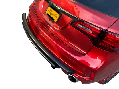 Vanguard Black Powdercoat Rear Guards Rear Bumper Guards Bumper Guard for 2014-2020 acura mdx nan
