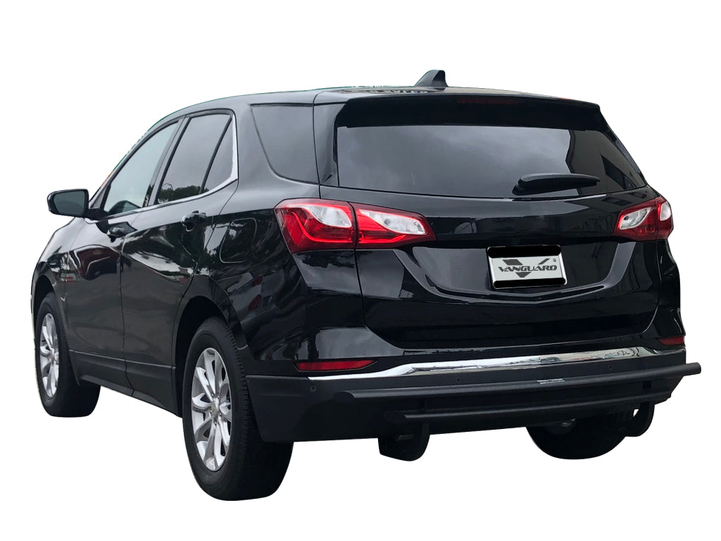 Vanguard Black Powdercoat Rear Guards Rear Bumper Guards Bumper Guard for 2018-2024 chevrolet equinox