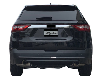 Vanguard Black Powdercoat Rear Guards Rear Bumper Guards Bumper Guard for 2018-2023 chevrolet traverse