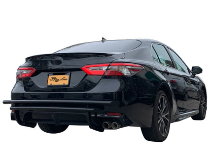 Vanguard Black Powdercoat Rear Guards Rear Bumper Guards Bumper Guard for 2012-2017 toyota camry nan