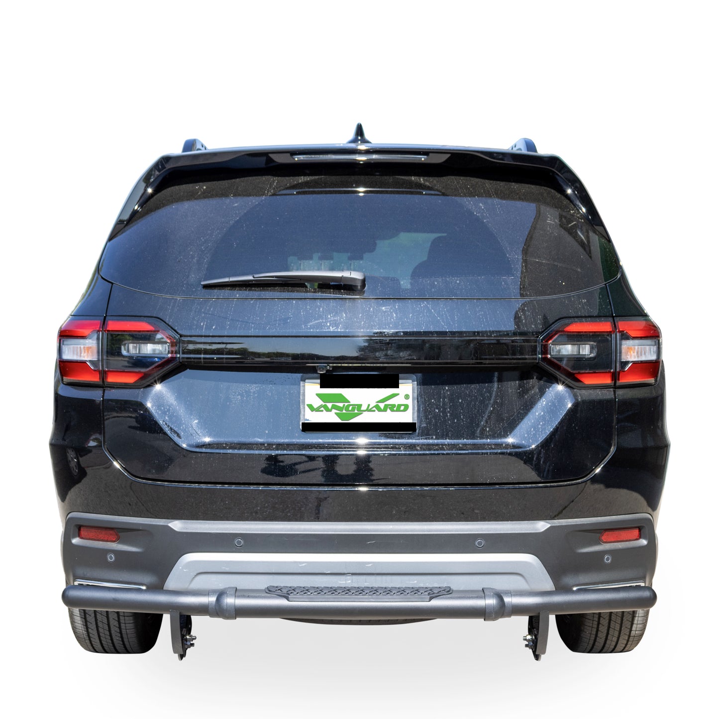 Vanguard Black Powdercoat Rear Guards Rear Bumper Guards Bumper Guard for 2023-2024 honda pilot