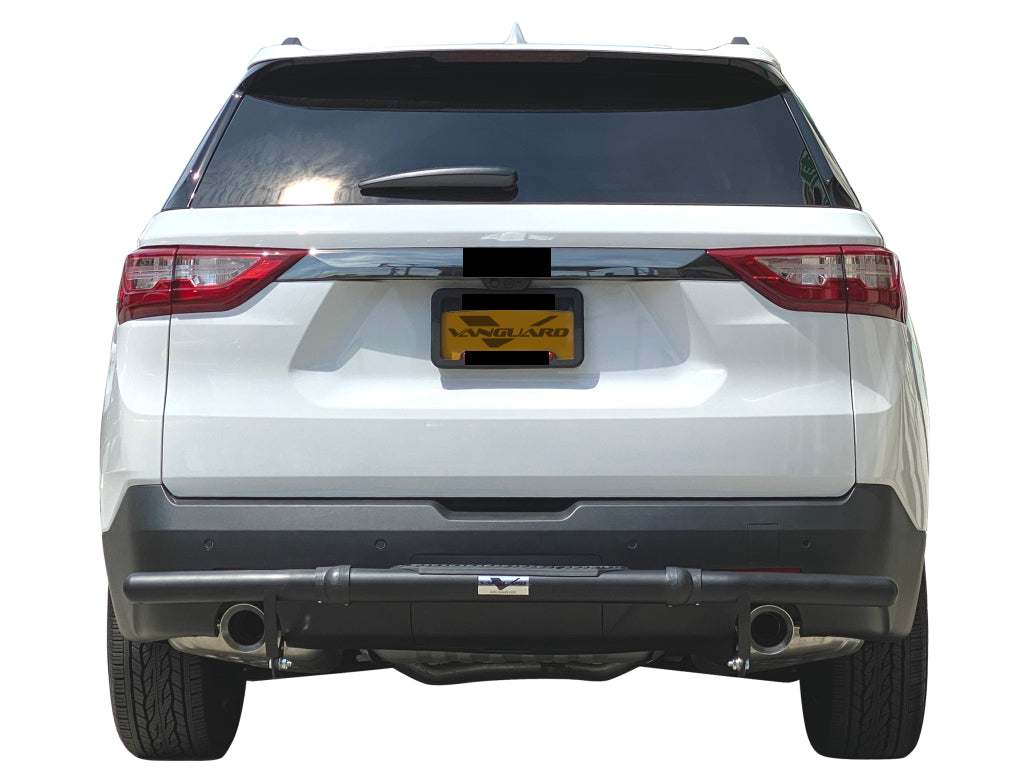Vanguard Black Powdercoat Rear Guards Rear Bumper Guards Bumper Guard for 2017-2024 gmc acadia