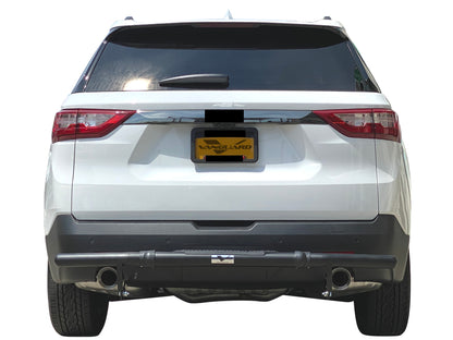 Vanguard Black Powdercoat Rear Guards Rear Bumper Guards Bumper Guard for 2017-2024 gmc acadia