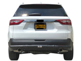 Vanguard Black Powdercoat Rear Guards Rear Bumper Guards Bumper Guard for 2017-2024 gmc acadia