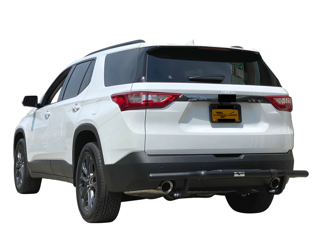Vanguard Black Powdercoat Rear Guards Rear Bumper Guards Bumper Guard for 2018-2023 chevrolet traverse